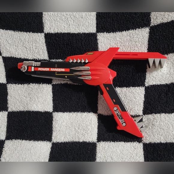 Vintage 1991 Bandai Power Rangers Red Ranger Red Blade Blaster. Works great! - Picture 3 of 5